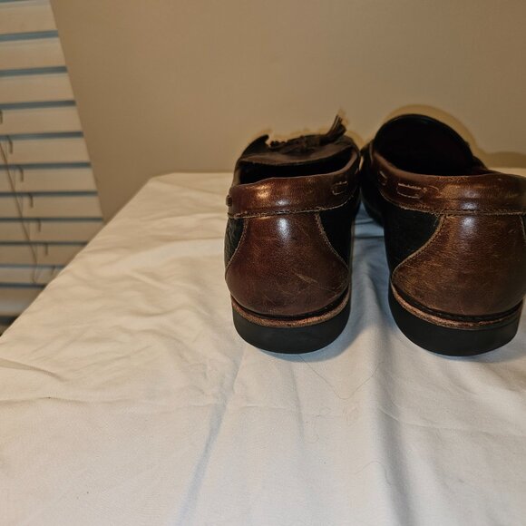 Allen Edmonds "Nashua" black/brown Loafers 10-1/2 - Picture 7 of 8